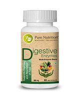 Pure Nutrition Digestive Enzymes - Multi-Enzyme Blend 800mg - 60 Veg Caps