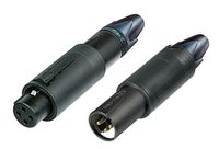 Neutrik NC3FM-C-B Cable end convertCON Unisex Female/Male - Black/Gold