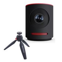 Mevo Live Event Camera by Livestream, Black - Bundle with Manfrotto PIXI Aluminum Mini Tripod - Black
