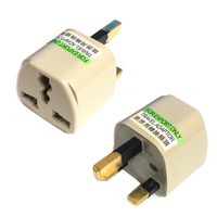 Importer520 US AU EU to UK 3 Pin Travel Adapter Converter Outlet AC Wall Power Plug
