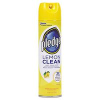 Pledge 697831 Furniture Polish, Lemon, 9.7 Oz, Aerosol, 12/carton