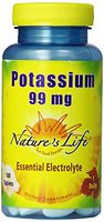 Nature's Life Potassium, 99 mg, 100 ct