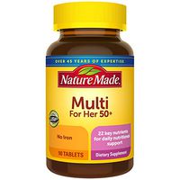 Nature Made Women's Multivitamin 50+ Tablets, 90 Count for Daily Nutritional Support (Pack of 3)