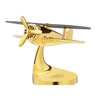 856store Car-Styling Solar Power Aircraft Model Ornament Airplane Aroma Diffuser Decor