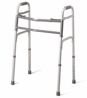 Bariatric Folding Walker, WALKER,2 BUTTON,500 LB CAP,EX WIDE - 1 EA, 1 EA