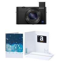Sony Cyber-shot DSC-RX100 IV 20.2 MP Digital Still Camera with $50 Giftcard