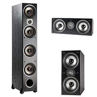 Polk Audio Monitor Series 5 Channel Home Theater Bundle | Includes One (1) Monitor 70 Tower Speakers, One (1) Monitor CS1 Center Channel & Two (2) Bookshelf Speakers | Incredible Value Home Theater