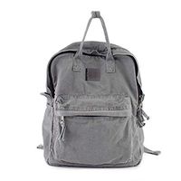 F&W WF Backpack - Female Bag Canvas Bag Retro Backpack New College Wind Student Bag (Color : A)