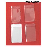 Clear Resealable Cello Bags Cellophane Bags, Poly Bags (2"x2.8" 200 pcs)