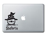 Slotherin Sloth Slytherin Harry Potter Printed Clear Vinyl Decal Sticker Compatible with Apple MacBook Pro Air 11" 12" 13" 15" All Years Laptop Trackpad Keyboard (11", 12" Macbook)