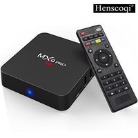 Henscoqi MXQ PRO 4K Android TV Box Quad Core Amlogic Set Top Box WiFi 1G 8G Memory