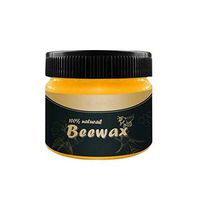 Wood Seasoning Beewax - Furniture Care Complete Solution Beeswax Polish,Home Cleaning Multipurpose Natural Beeswax Polished Waterproof and Wear-resistant Beeswax Polish,for Wood & Furniture (Yellow)