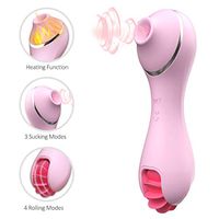 Tongue Vibrate Nìpple Sucker G Spotter Sucking Toys Oral Simulator Masturbers Toys for Women Licking Toys for Female Couples with Waterproof Clitorìal Stimulation Sex Adult Best Travel Gift Mass