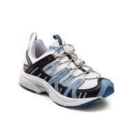 Dr. Comfort Refresh Women's Therapeutic Diabetic Extra Depth Shoe: White/Blue 5.5 Medium (A-B)