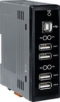 ICP DAS USB-2560: 4-Port Industrial USB 2.0 Hub