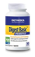 Enzymedica, Digest Basic + Probiotics, Supports Digestion and Helps Ease Occasional Gas and Bloating, 750 Million CFU, Vegetarian, Non-GMO, 30 capsules (30 servings)