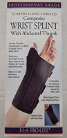 Fla 22-4601LBLK Pro Lite Wrist Splint With Abducted Thumb for Right44; Black44; Extra Large