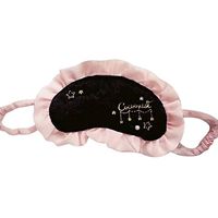 CHUANGLI Luxury Black and Pink Eye Sleeping Mask for Blocking Out Light Sleeping Mask for Girls Night Sleep Traveling