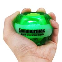 Summermax Wrist Power Gyroscopic Ball,Wrist Strengthener and Forearm Exerciser for Stronger Arm Fingers Wrist Bones and Muscle (Green)