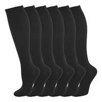 NOVAYARD Compression Socks for Men & Women Graduated 15-20 mmHg (6 Pairs)