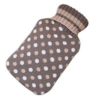 Classic Hot Water Bottle Water Heating Bag Winter Hand Warmer Dot #01