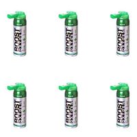 Boost Oxygen Supplemental Oxygen to Go | All-Natural Respiratory Support for Health, Wellness, Performance, Recovery and Altitude (2 Liter Canisters, 6 Pack, Natural)