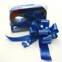 Apac PK10 ROYAL BLUE 50MM PULL BOWS FOR FLORIST, CRAFT AND WEDDINGS