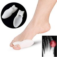 Novadeal Pack of 4 Toe Separator, Soft Gel Toe Realignment Spacers,Toe Protector, Spreader, Straightener for Walking