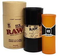 RAW Six Shooter Cone Filler with Hippie Butler Pop Top Storage Container