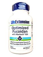 Life Extension Optimized Fucoidan with Maritech 60 VegiCaps (Pack of 2)