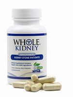 Whole Nutraceuticals Whole Kidney, Whole Food Dietary Supplement to Combat Kidney Stones, Non-GMO, Vegan (60 Veggie Capsules)