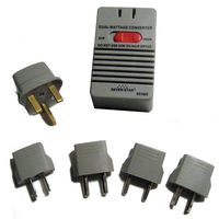 World Travel Voltage Converter Adapter Plug Power Kit 50-1600 Watt Ac Us EU New