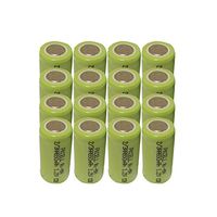 Rechargeable 2/3aa Battery 1.2v ni-mh Battery 650mAh Count :Pcs (16)