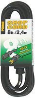 Prime Wire & Cable EC502608-5-Pk 8-Feet 16/3 Sjtw Indoor and Outdoor Extension Cord, 5-Pack, Black