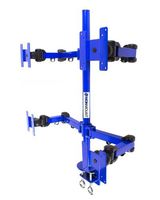 MonMount Quad LCD Monitor Stand Desk Clamp Holds Upto 4 27-Inch LCD Monitors, Blue (LCD-2020BL)