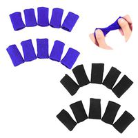 LIOOBO Finger Sleeves Breathable Finger Protector Thumb Brace Finger Support Brace for Volleyball Basketball Badminton Baseball