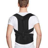 Posture Corrector for Men and Women, Full Back Support with Adjustable Straps, Providing Pain Relief for Back Shoulder Lumbar, Improve Posture and Prevent Slouching (XXL)