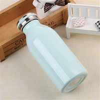 ZHENQ Insulated Automatic Vacuum Bottle Milk Coffee Thermos Stainless Steel Thermos Travel Mug Leakproof, Safety Cup on The car (Color : B)