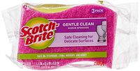 3M Scotch-Brite Delicate Care Scrub Sponge 3/Pkg, Count