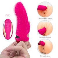 Portable Finger Wearable Vibranting Massage Kit for Woman Mini G Spotter Toys 5 Inch 9 Frequency Thrusting Waterproof Skin-Friendly Smooth Silicone Vibrantor for Girlfriend Wife Tshirt