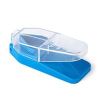 Ezy Dose Pill Cutter and Splitter | Cuts Pills, Vitamins, Tablets | Stainless Steel Blade | Travel Sized | Assorted Colors