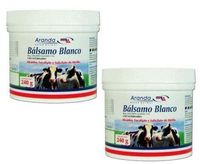 2X White Balm/Balsam 8.5 Oz / 240 Gram from ARANDA/Balsamo Blanco Alcanfor + Eucalipto