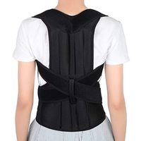 Posture Corrector for Men and Women, Back Brace Full Back Support with Adjustable Back Shoulder Lumbar Waist Support Belt, Improve Posture, Prevent Slouching, Relieve Back Pain (Medium)