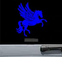 Pegasus horse Vinyl Decal Sticker (BLUE)