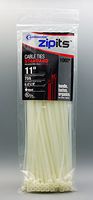 Cambridge Zipits Multi Purpose Cable Ties Zip Ties 11 Inch 75 Lb 100 Pieces Standard Duty Natural