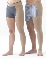 Mediven Plus, Thigh-High With Attachment, 30-40mmHg, Left Leg, Open Toe, Compression Stocking, Beige, IV