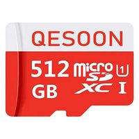 Micro SD Card 512GB High Speed Class 10 Micro SD SDXC Card with Adapter (512GB)
