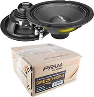 (2) PRV Audio 6MB250-NDY-4 6" Neodymium Mid Bass Range Loud Speaker 4-ohm 500W Pair