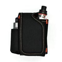 Kitchen Vape Case Accessories,Vapor Pouch, Vape Case, Vapor Carrying Bag for Travel Vaping Supplies Organizing Your Battery,Box Mod, e Juice, Vape Pen Atomizer Tank Holder RDA RBA RTA (Black)