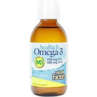 Natural Factors - SeaRich Omega-3, EPA 750mg and DHA 500mg, Coconut-Lime, 40 Servings (6.76 oz)